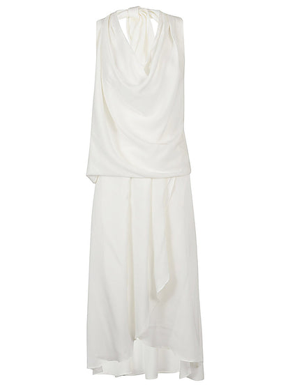 Silk95Five Worth Ave silk short dress WHITE