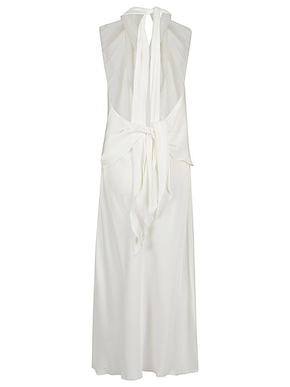 Silk95Five Worth Ave silk short dress WHITE