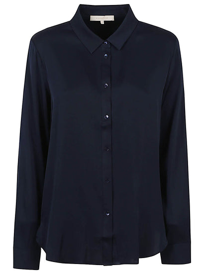 Silk95Five Monte Carlo Relaxed-Fit Silk Shirt Blue