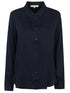 Silk95Five Monte Carlo Relaxed-Fit Silk Shirt Blue