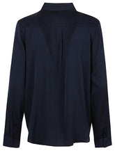 Silk95Five Monte Carlo Relaxed-Fit Silk Shirt Blue