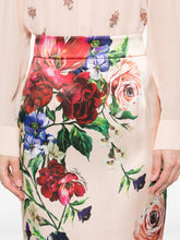 Dolce & Gabbana Floral-Print Midi Skirt Pink