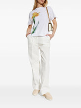 Paul Smith Flower Stem Cotton T-shirt White