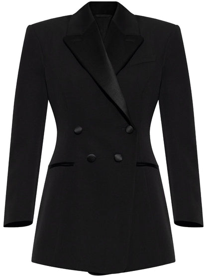 Givenchy Wool Smoking Blazer Black