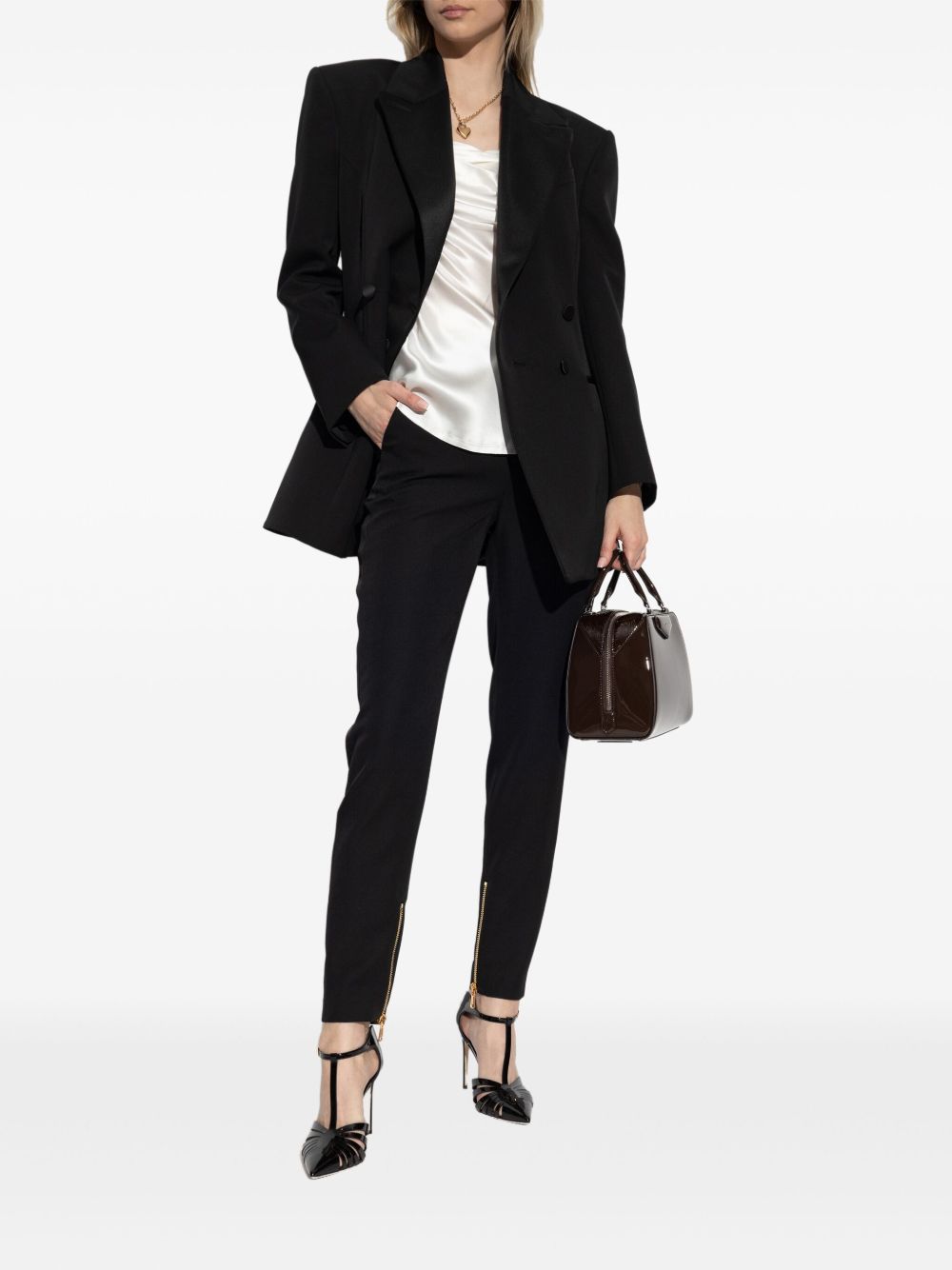 Givenchy Wool Smoking Blazer Black