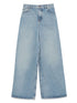 Chloè Flared Leg Denim Jeans Clear Blue