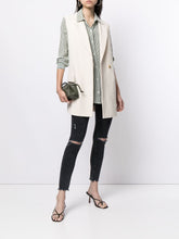 Equipment Striped Printed Silk Shirt Green 