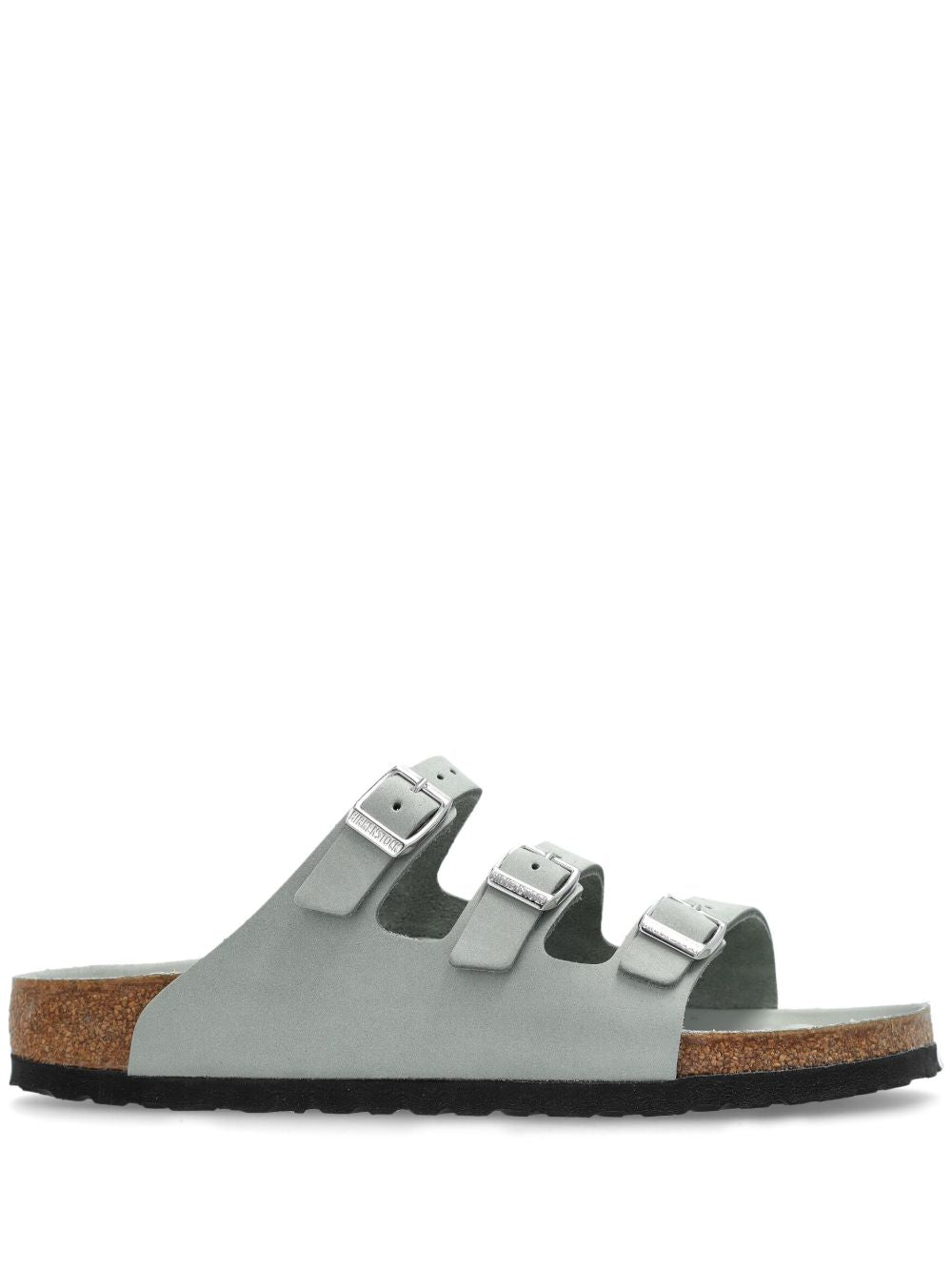 Birkenstock Florida Flex Platform Suede Sandals Grey