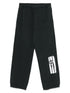 MM6 Maison Margiela Cotton Sweatpants with Drawstring Waistband Black Black