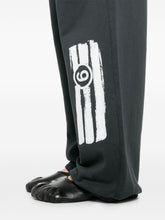 MM6 Maison Margiela Logo cotton sweatpants Black