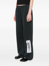 MM6 Maison Margiela Cotton Sweatpants with Drawstring Waistband Black Black