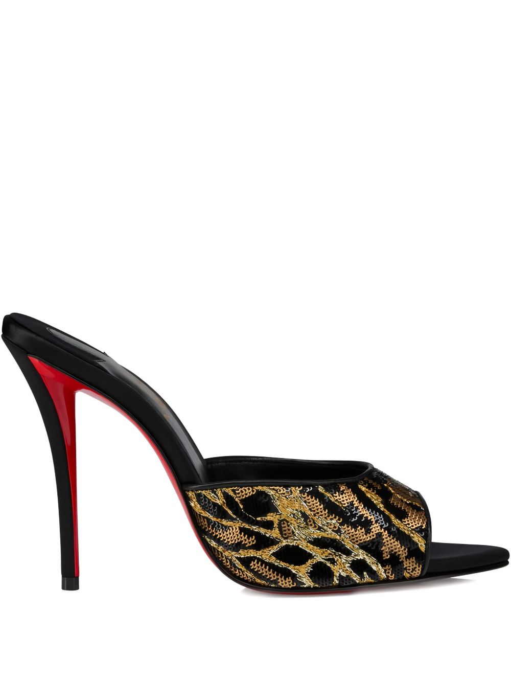 Christian Louboutin Miss Z Leather Mules Black