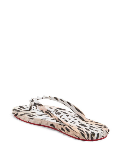 Christian Louboutin Super Loubi Flip Flops Pink