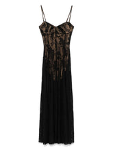 Norma Kamali Pleated All Lace Dress Black