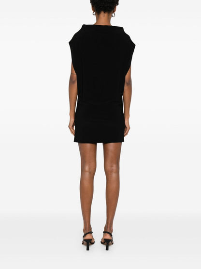 Norma Kamali All-in-one Mini Dress Black