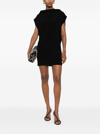 Norma Kamali All-in-one Mini Dress Black