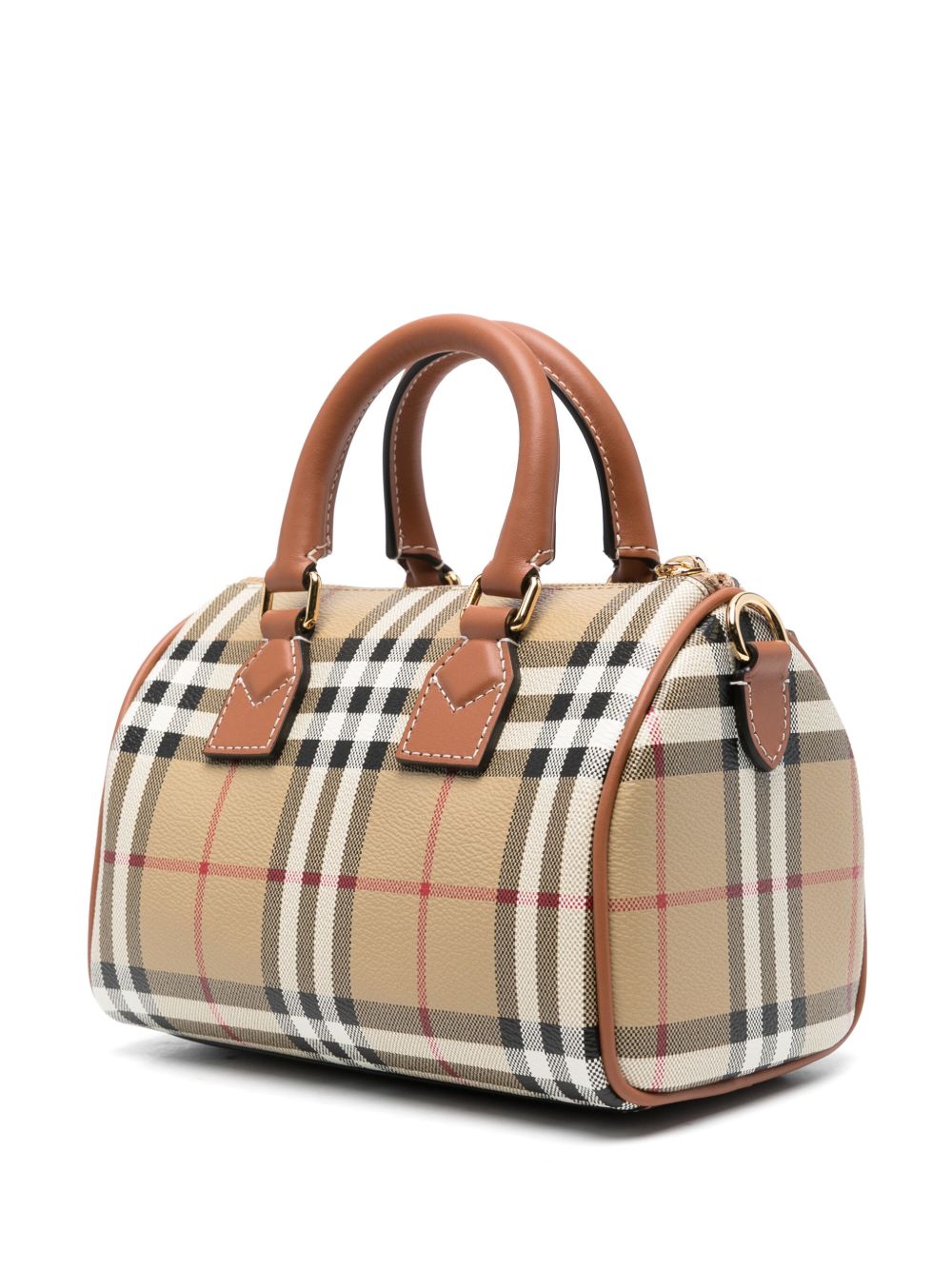 Burberry Mini bowling Handbag Leather Brown