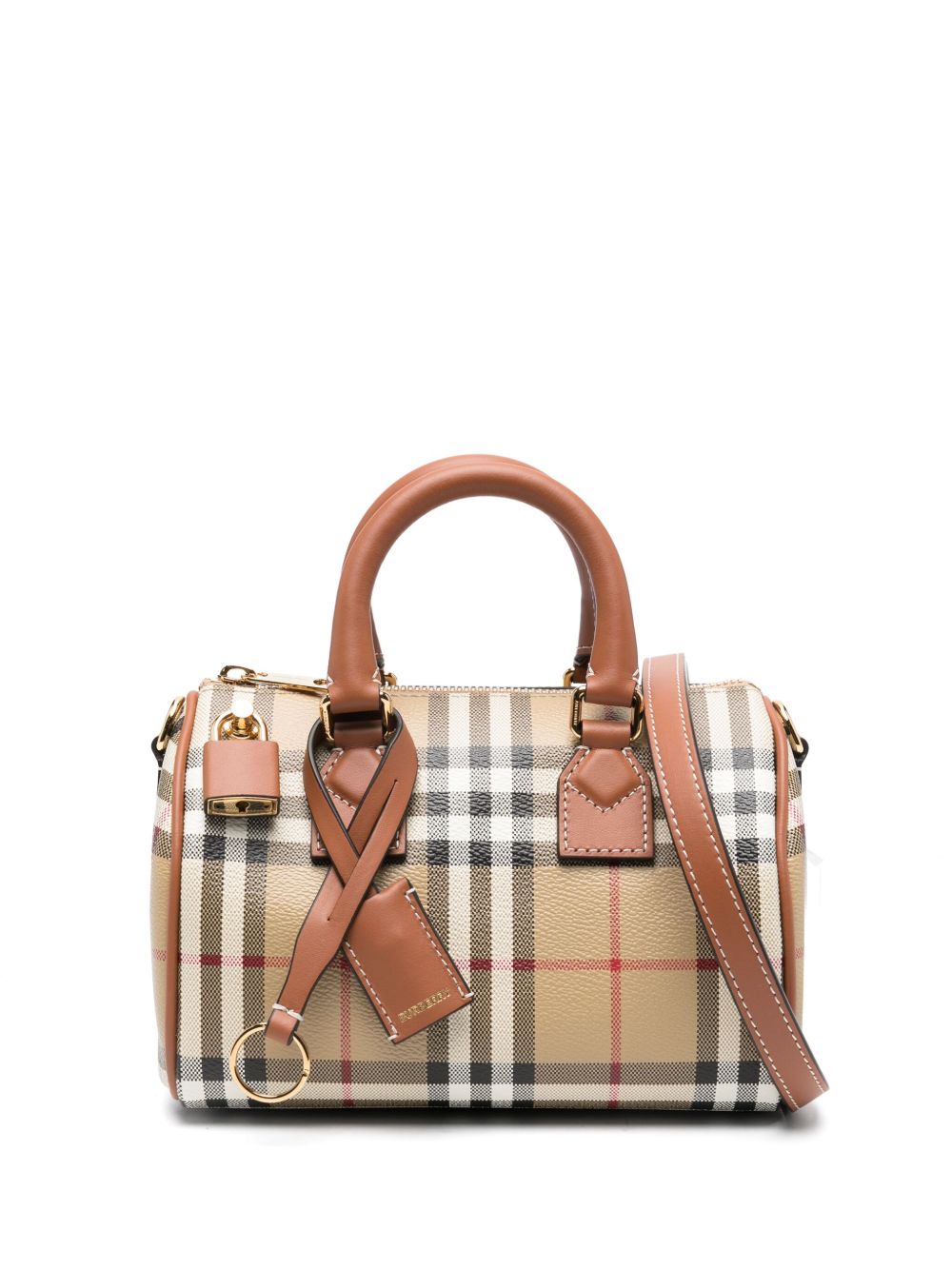 Burberry Mini bowling Handbag Leather Brown