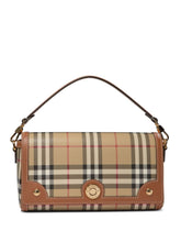 Burberry Vintage Check Logo-plaque Shoulder Bag Brown