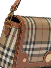 Burberry Vintage Check Logo-plaque Shoulder Bag Brown