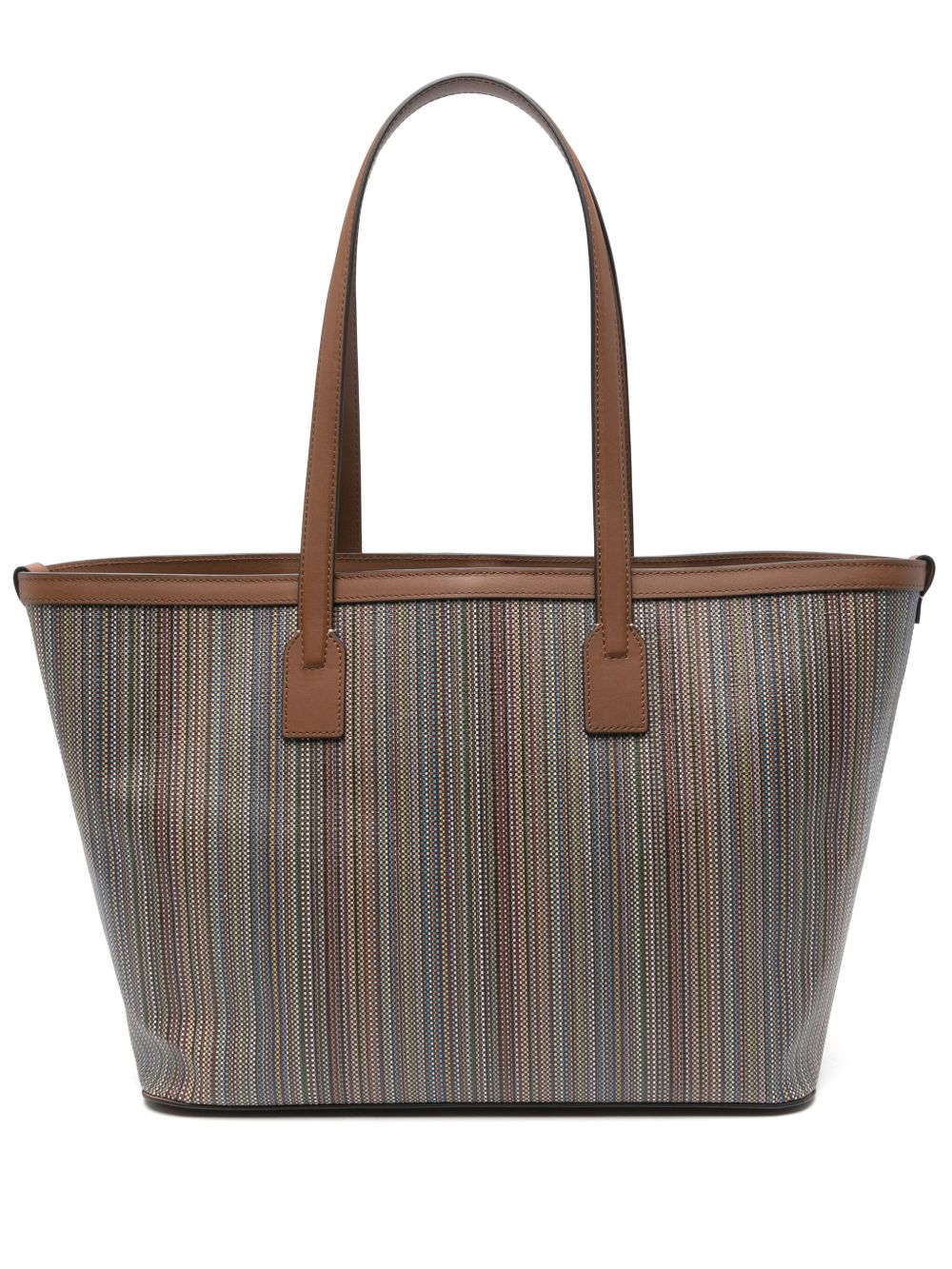 Paul Smith Striped Tote Bag Brown