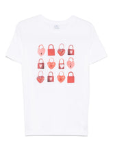 Paul Smith Heart Padlocks Cotton T-shirt White