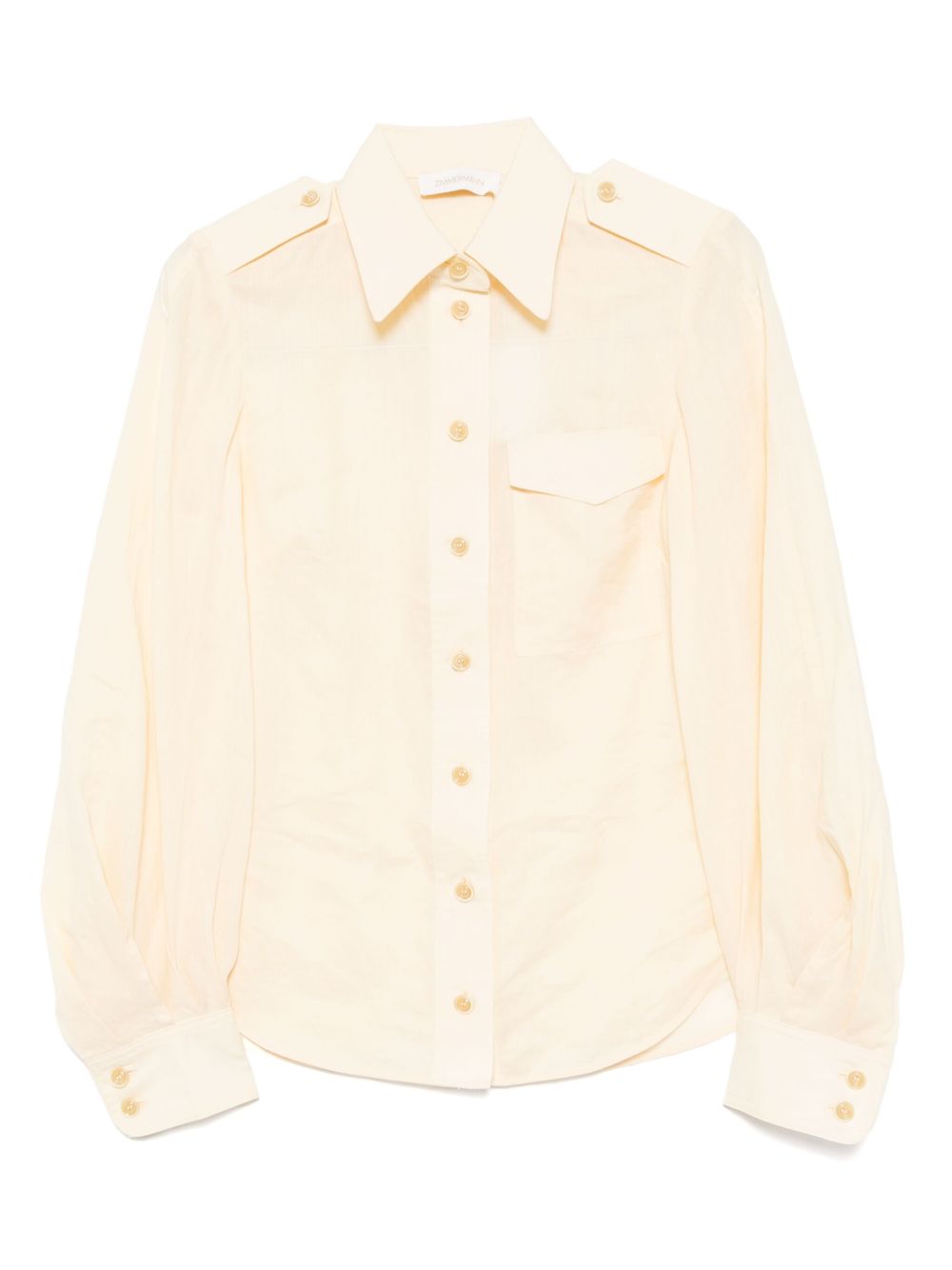 Zimmermann Utility Shirts Yellow