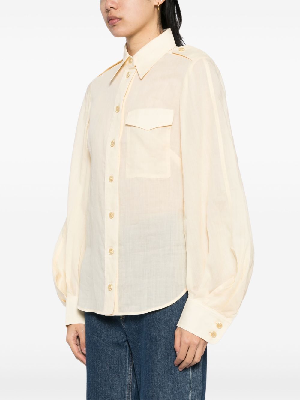 Zimmermann Utility Shirts Yellow