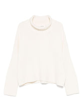 Soft Goat Girlfriend Cashmere Turtleneck Jumper White