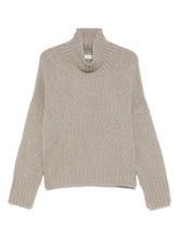 Soft Goat Girlfriend Cashmere Turtleneck Sweater Light Grey