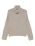 Soft Goat Girlfriend Cashmere Turtleneck Sweater Light Grey