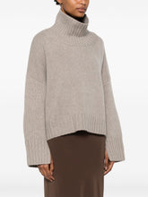 Soft Goat Girlfriend Cashmere Turtleneck Sweater Light Grey