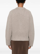 Soft Goat Cashmere V-Neck Cardigan Light Grey Light Grey