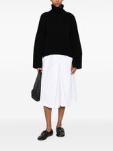Soft Goat Cashmere Turtleneck Jumper Black Black