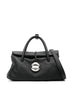 Zanellato Centauro Small Pebbled Calf Leather Handbag Black