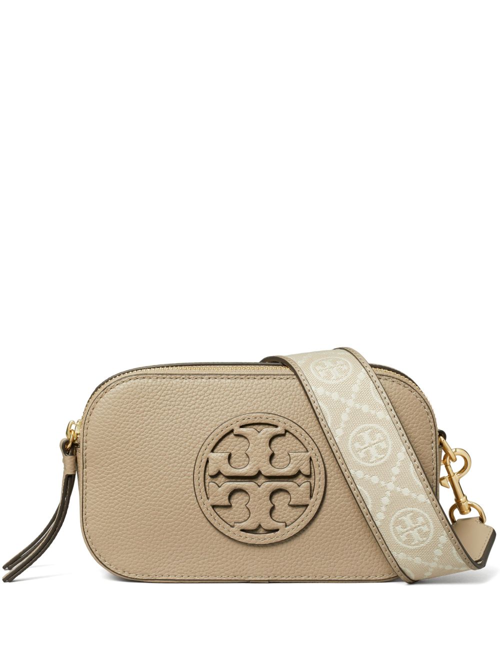 Tory Burch Miller Mini Leather Camera Bag Powder