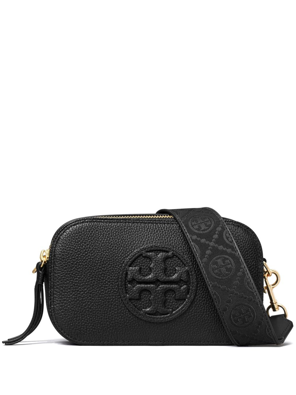 Tory Burch Miller Mini Leather Camera Bag Black
