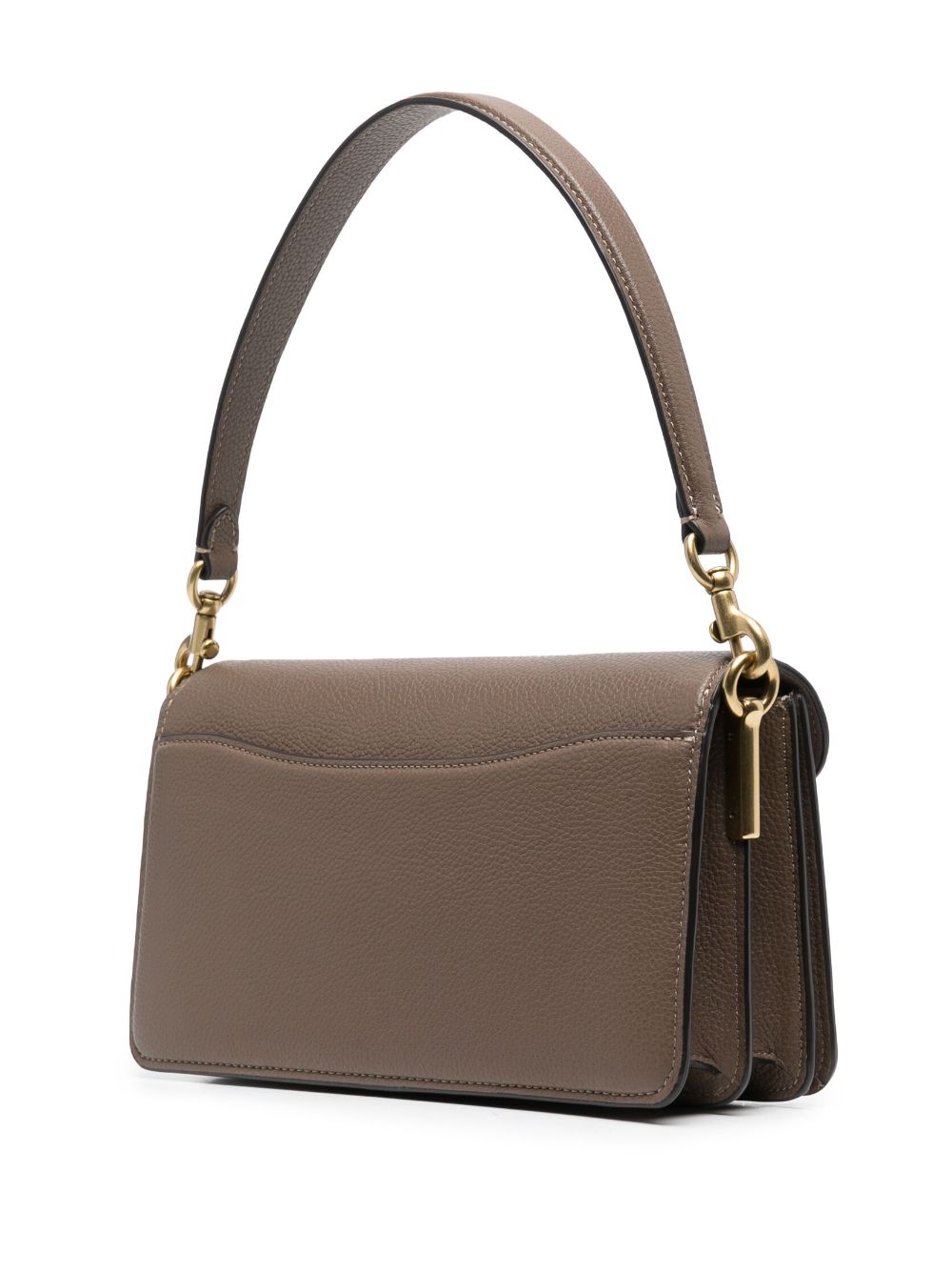 Coach Tabby 26 Leather Shoulder Bag Dove Grey