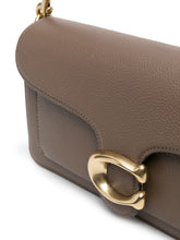 Coach Tabby 26 Leather Shoulder Bag Dove Grey
