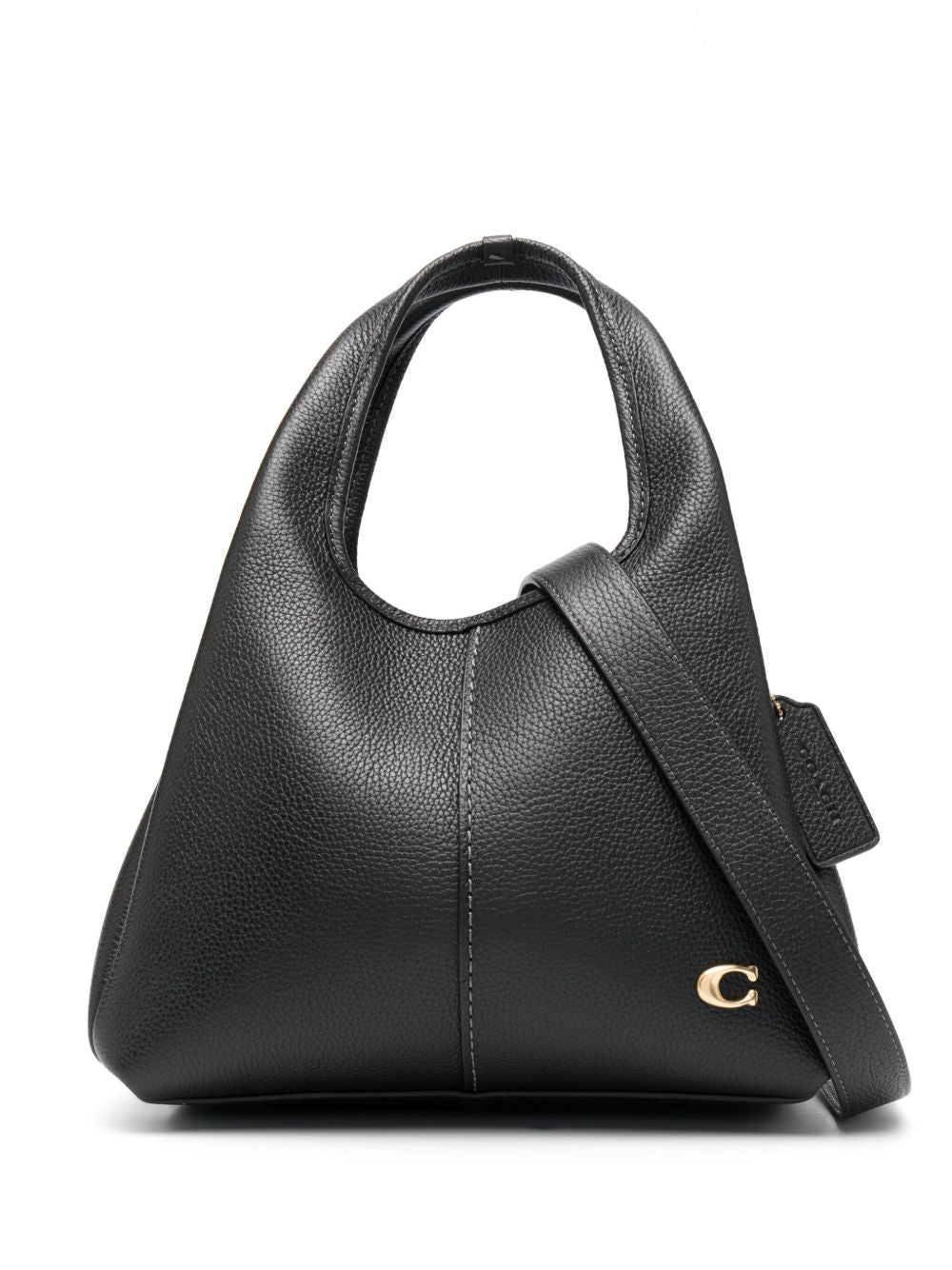 Coach Lana 25 Pebbled Leather Crossbody Bag Black