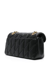 Coach Tabby Quilted Leather Shoulder Bag Black