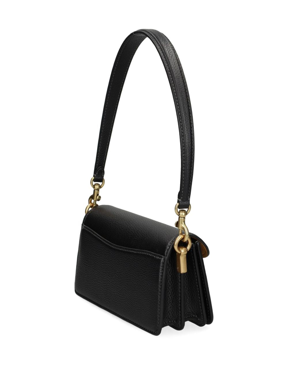 Coach Tabby 20 Leather Crossbody Bag Black