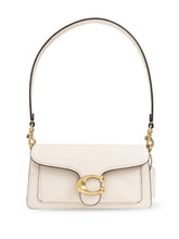 Coach Tabby 20 White Leather Shoulder Bag White