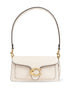 Coach Tabby 20 White Leather Shoulder Bag White