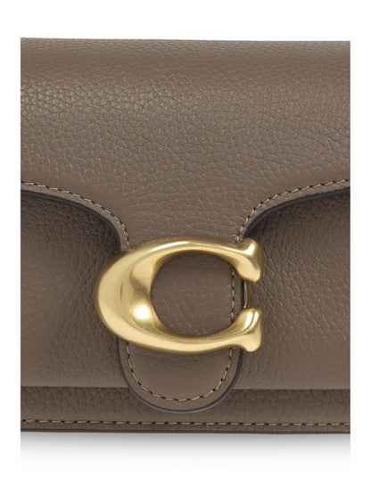 Coach Tabby 20 Leather Shoulder Bag Dove Grey