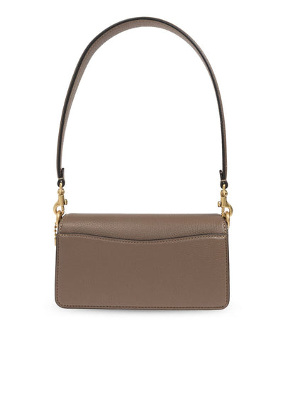 Coach Tabby 20 Leather Shoulder Bag Dove Grey