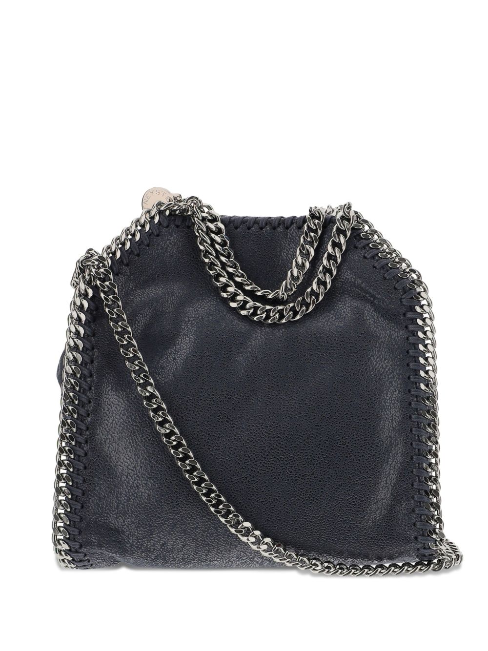 Stella McCartney Falabella Tiny Blue Faux-Leather Crossbody Bag Blue