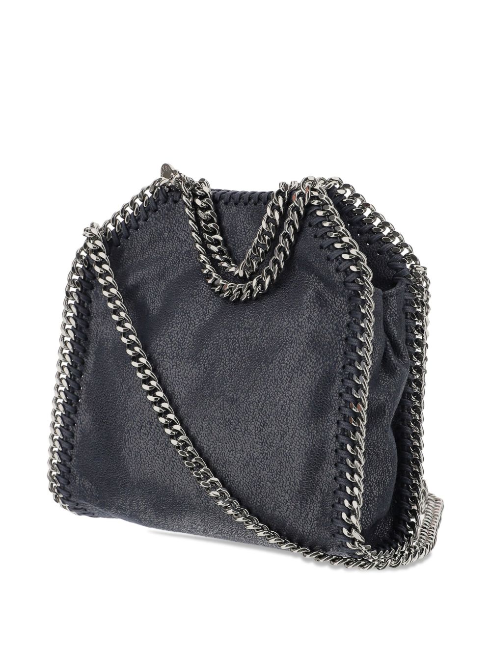 Stella McCartney Falabella Tiny Blue Faux-Leather Crossbody Bag Blue