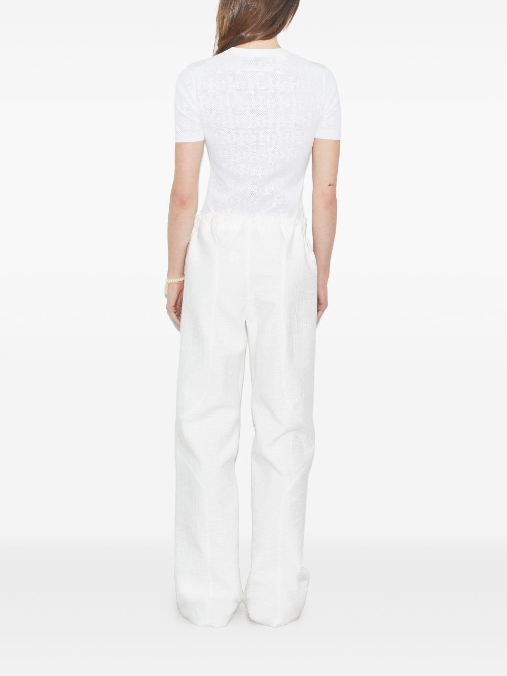 Tory Burch Monogram t-shirt White