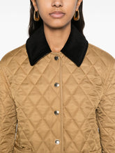 Burberry Quilted Camel Jacket with Vintage Check Lining Camel